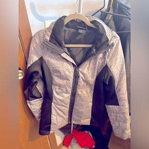 Size M Champion lightweight coat with hood, worn only a couple times